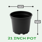 Buy Plastic Pots for Plants , 4 inch, 8 inch, 10 inch, 12 inch, 21 inch