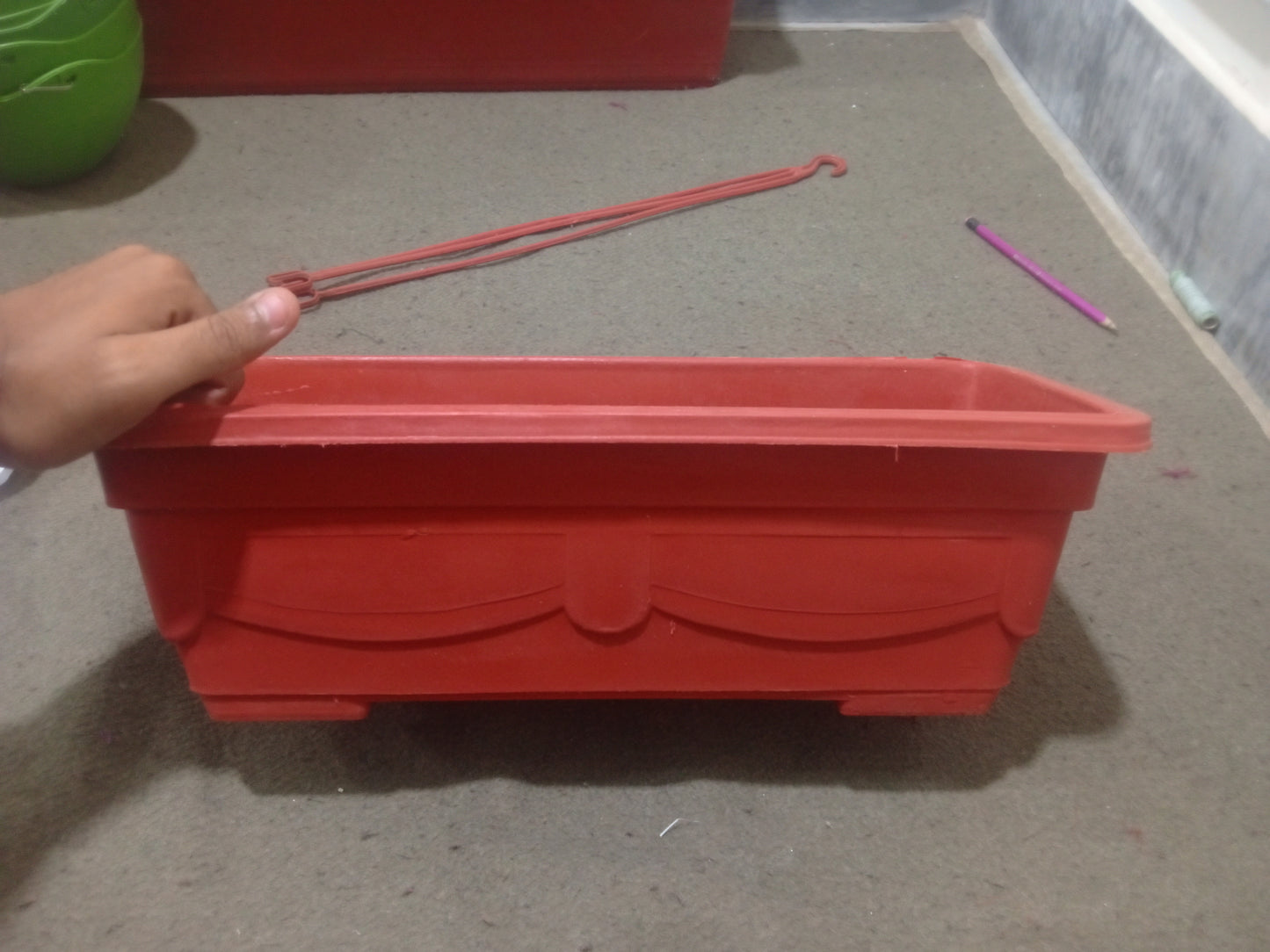 New Kiyari Planter For Rectangle Kiyari, Ractangle Plastic Pot For Plants