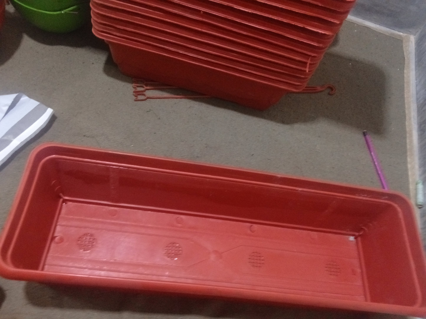 New Kiyari Planter For Rectangle Kiyari, Ractangle Plastic Pot For Plants