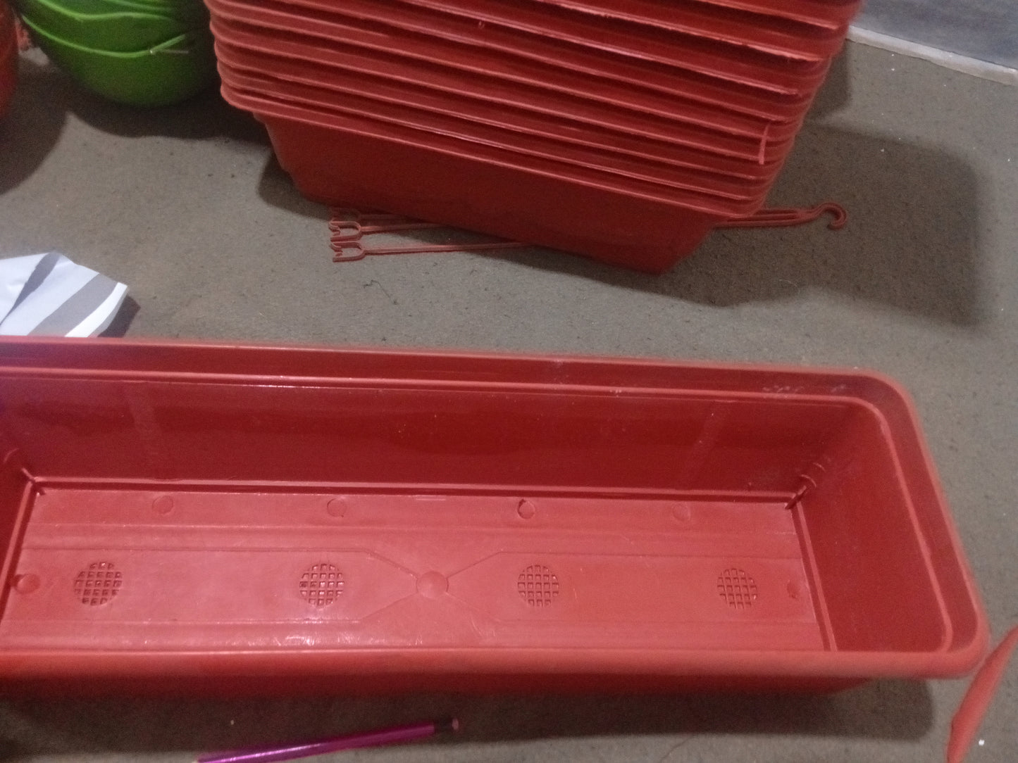 New Kiyari Planter For Rectangle Kiyari, Ractangle Plastic Pot For Plants